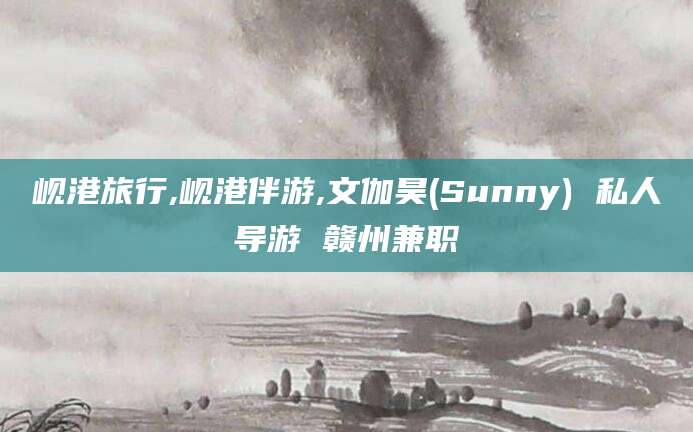 阿里岘港旅行,岘港伴游,文伽昊(Sunny) 私人导游 赣州兼职