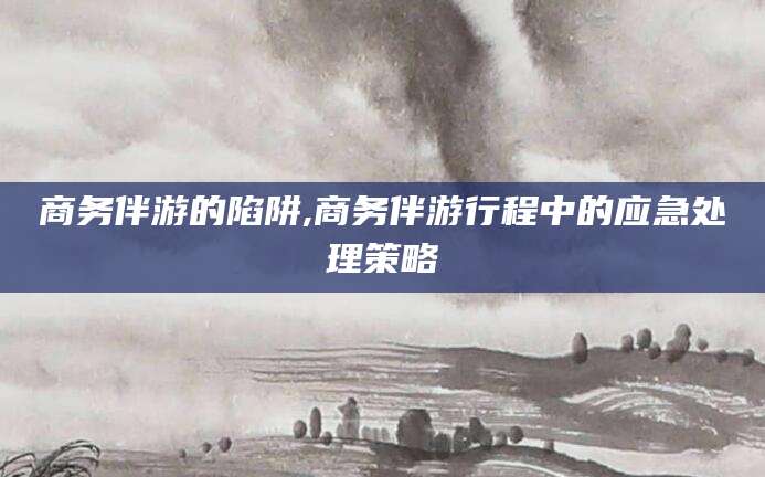 阿里商务伴游的陷阱,商务伴游行程中的应急处理策略